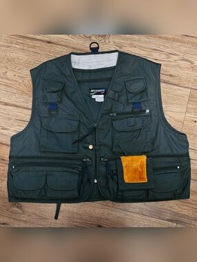 Wetskins Dark Green Utility Fishing Vest